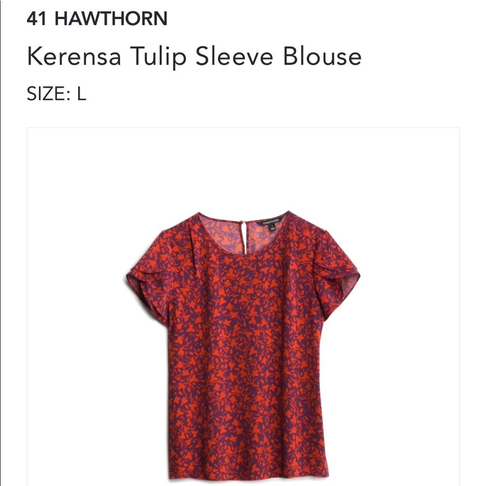 Never worn but has defects- 41 Hawthorn blouse from Stitch Fix